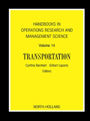 cover image of Handbooks in Operations Research and Management Science